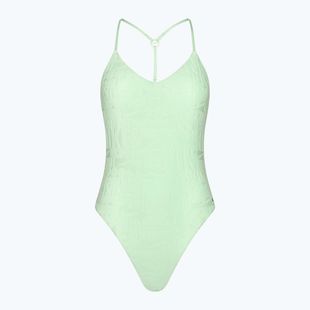 Strój pływacki jednoczęściowy damski Nike Retro Flow T-Back vapor green