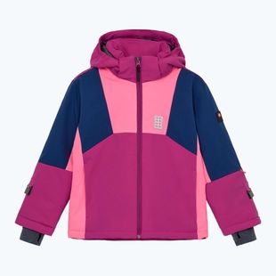 Kurtka narciarska dziecięca LEGO Lwjaz 801 fuchsia