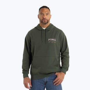 Bluza męska Pitbull Troublemaker Hooded Sweatshirt old green