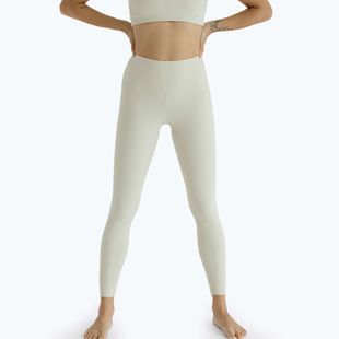 Legginsy do jogi damskie JOYINME Unity Ribbed 7/8 buttercream