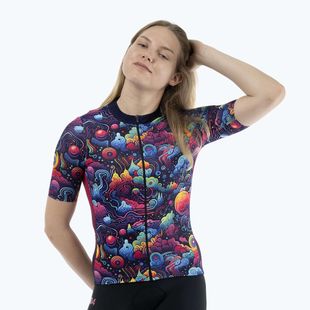 Koszulka rowerowa damska Quest Pink Cosmos W