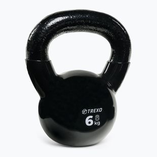 Kettlebell Żeliwny gumowany XTREXO VKB06 6 kg