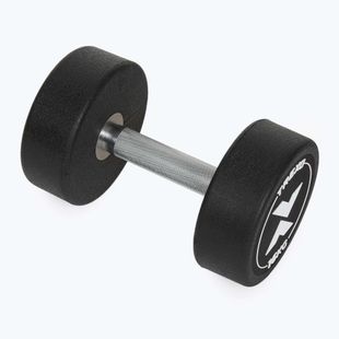 Hantel żeliwny gumowany XTREXO Pro 16 kg czarny