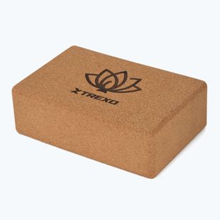Kostka do jogi XTREXO korkowa TXO-B4Z077-NC naturalny