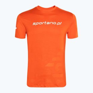 Koszulka do biegania męska Sportano Active Men pomarańczowy