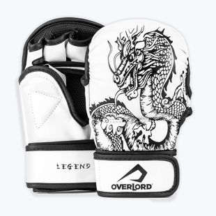 Rękawice grapplingowe Overlord MMA Legend biały