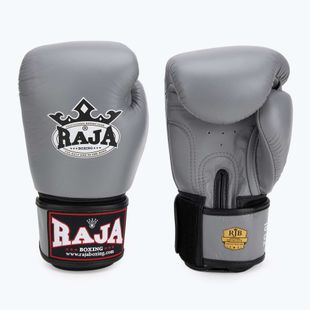 Rękawice bokserskie RAJA BOXING Single Standard Genuine Leather grey