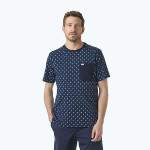 Koszulka męska Helly Hansen Hudson navy aop