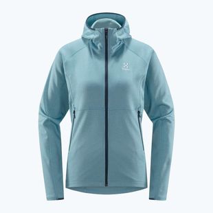 Bluza trekkingowa damska Haglöfs Skuta Hood frost blue