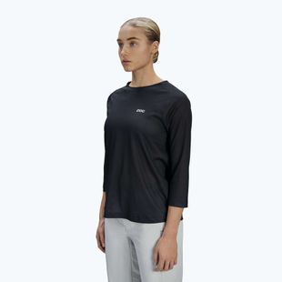 Koszulka rowerowa damska POC Motion Air Jersey 3/4 uranium black