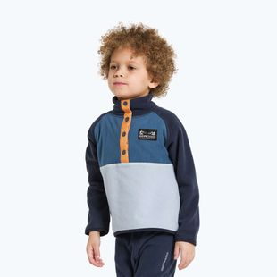Bluza polarowa dziecięca Didriksons Monte Half Button cloud blue