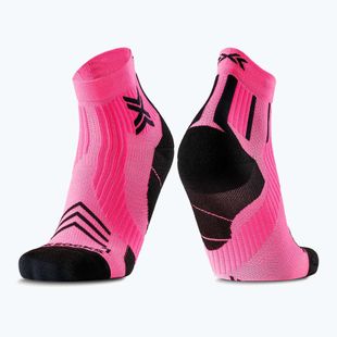 Skarpety męskie X-Socks Run Expert Ankle fluo pink/x black