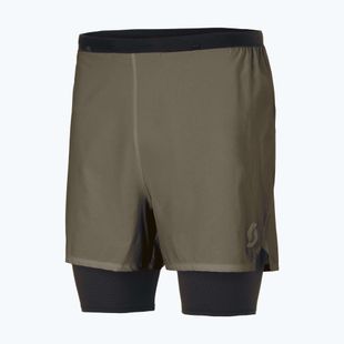 Spodenki do biegania męskie SCOTT Hybrid Endurance Tech wood grey/black