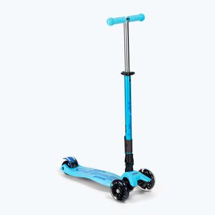 Hulajnoga trójkołowa dziecięca Micro Maxi Deluxe Foldable LED bright blue