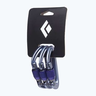 Karabinek Black Diamond Liteforge Screwgate 3 szt. gray