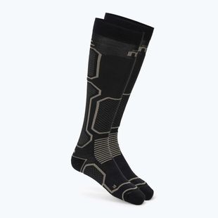 Skarpety narciarskie Mico Medium Weight Warm Control Ski nero grigio