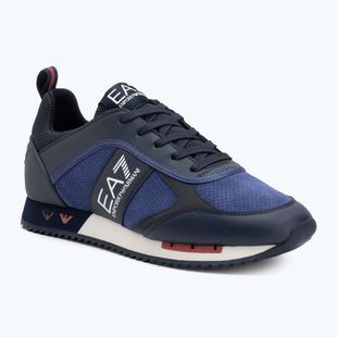 Buty EA7 Emporio Armani Black & White Suede sky captain/deep cobal/mineral