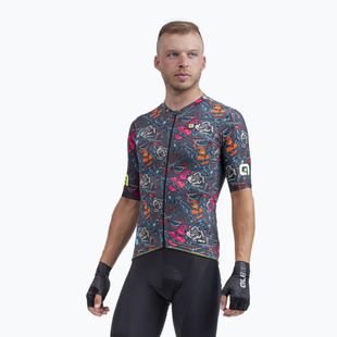 Koszulka rowerowa męska Alé Tattoo grey