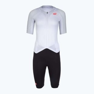 Kombinezon rowerowy damski Castelli Free Sanremo 3 SS W white/black