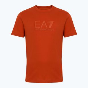 Koszulka męska EA7 Emporio Armani Visibility Cotton Crew rooibos tea