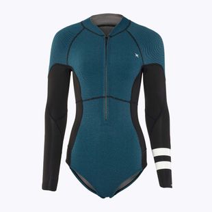Pianka do pływania damska Hurley Advant Texture 2/2 mm Springsuit black/skyblue