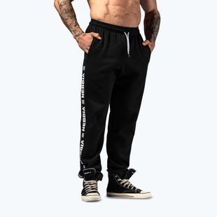 Spodnie treningowe męskie NEBBIA Hero black