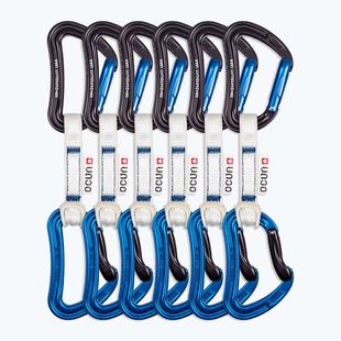 Ekspres wspinaczkowy Ocun Raven QD Bio-Dyn-Ring 10 cm 6 szt. blue