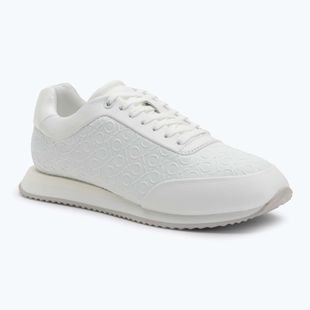 Buty damskie Calvin Klein HW0HW02574 Runner Lace Up Mono Pu triple bright white
