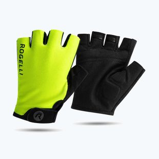 Rękawiczki rowerowe dziecięce Rogelli Core Jr fluor yellow