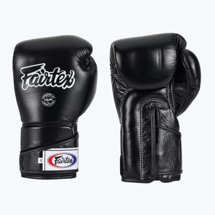 Rękawice bokserskie Fairtex Stylish Angular Sparring - Locked Thumb black