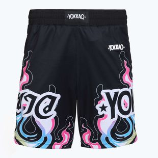 Spodenki treningowe męskie YOKKAO Flames Workout black