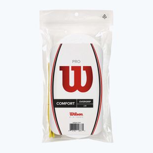 Owijki do rakiet tenisowych Wilson Pro Overgrip 30 szt. white