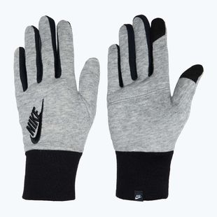 Rękawiczki do biegania damskie Nike Club Fleece grey heather/black/black