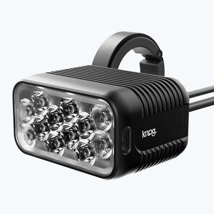 Lampka rowerowa przednia Knog Blinder X 1800 + bateria 10000mAh czarny