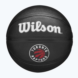 Piłka do koszykówki dziecięca Wilson NBA Team Tribute Mini Toronto Raptors black rozmiar 3
