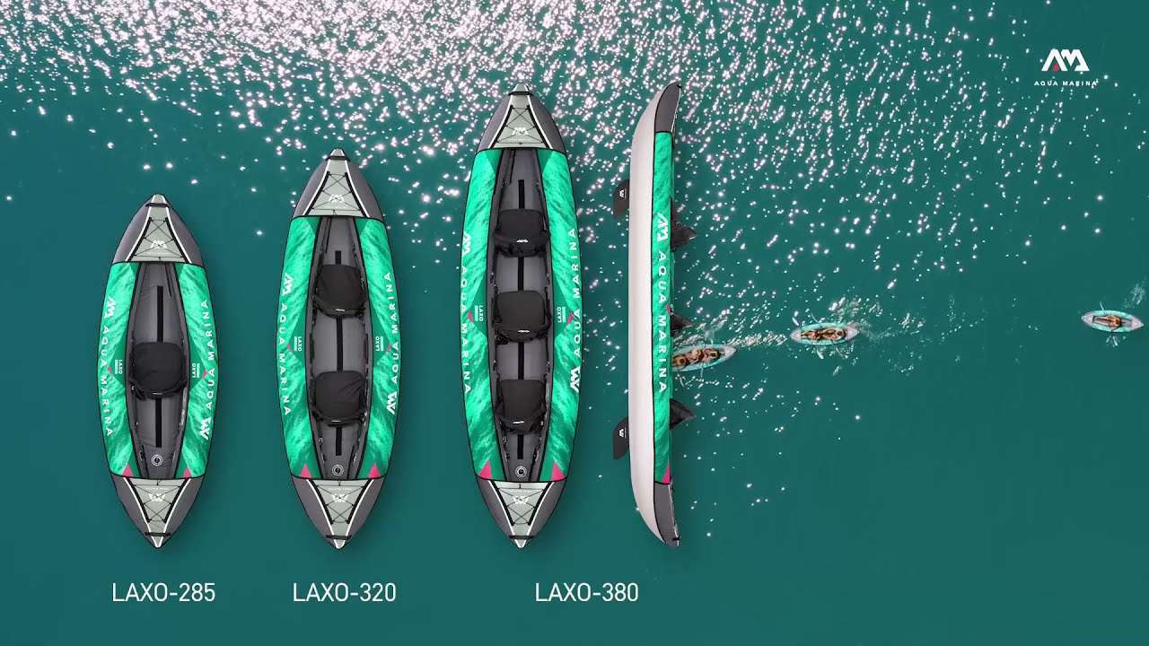 Kajak pompowany 2-osobowy Aqua Marina Laxo Recreational Kayak 10'6" 2021 320 cm