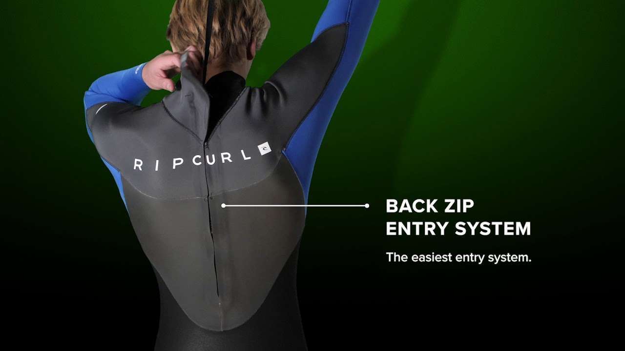 Pianka do pływania męska Rip Curl Omega 5/3 mm Back Zip blue