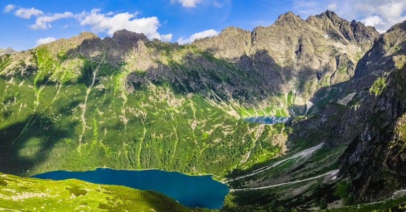 Szlak na Rysy. Wejście na Rysy od strony Morskiego Oka oraz od strony słowackiej 